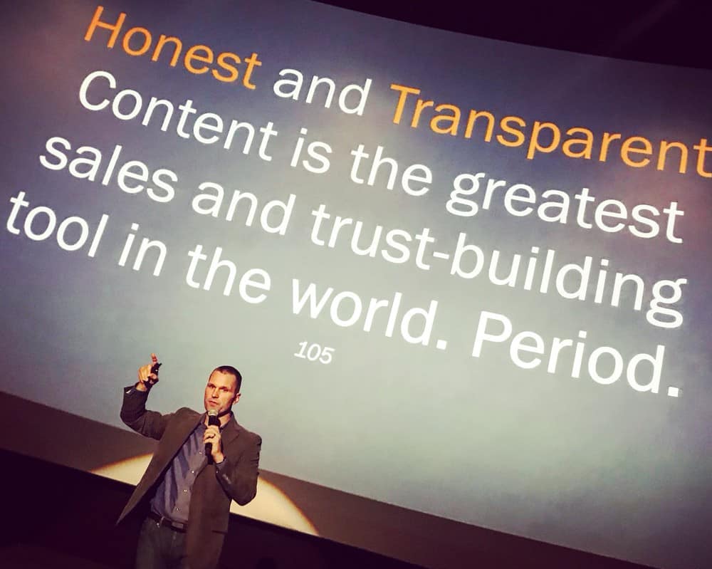 Marcus Sheridan on inbound marketing day